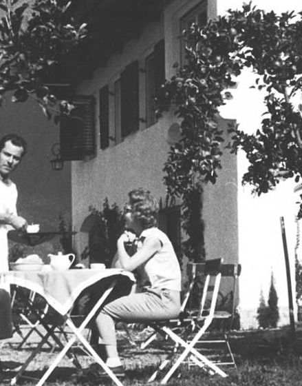 Ospiti dell'Hotel Schenna 4 stelle negli anni '50